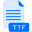 پسوند TTF