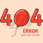وکتور خطا 404 طرح بادکنک وکتور خطا 404 طرح بادکنک