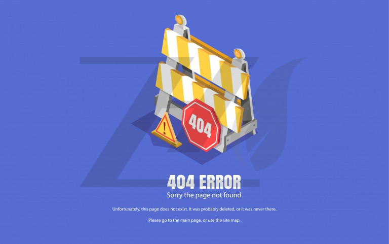 وکتور طرح ارور خطا 404 رنگ روشن