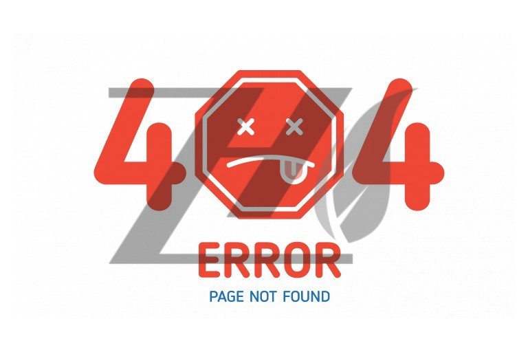 وکتور طرح ارور خطا 404 رنگ قرمز