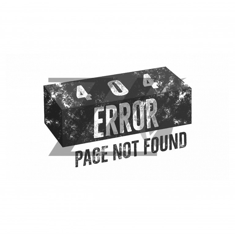 وکتور طرح خطا 404 روی صفحه آجر رنگ مشکی