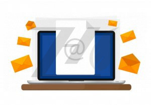 وکتور ارتباطات بازاریابی ایمیل الکترونیکی