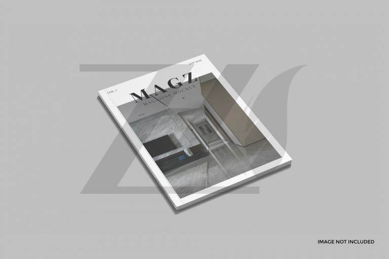 موکاپ مدل جلد مجله طرح دکوراسیون خانه