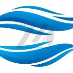 امواج دریا رنگ آبی با پس زمینه روشن