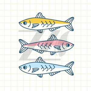 مجموعه 3 عددی ماهی