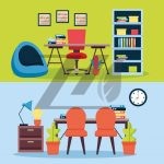 وکتور فضای کار داخلی