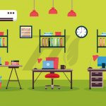 وکتور دکوراسیون داخلی محل کار