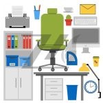 مجموعه عناصر دفتر اداری