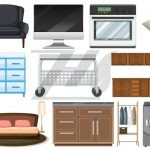 وکتور پس زمینه سفید مبلمان خانگی (10)