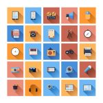 مجموعه آیکون طرح دستگاه های هوشمند