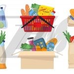 مجموعه 6 عددی وکتور طرح سبد خرید مجموعه 6 عددی وکتور طرح سبد خرید