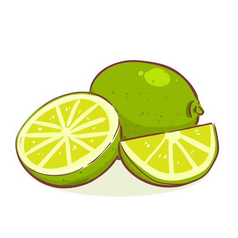 وکتور طرح میوه لیمو