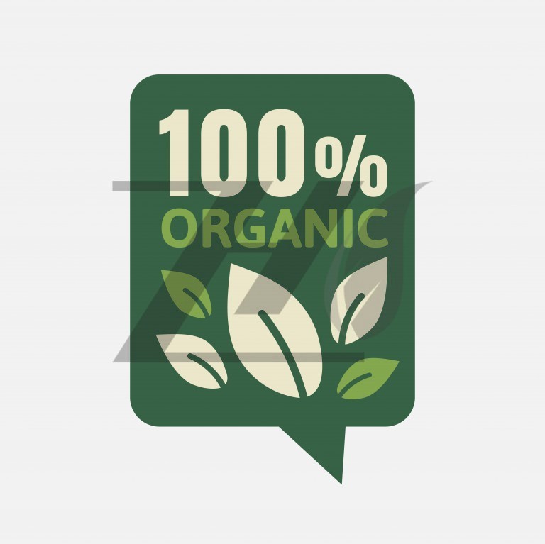 وکتور طرح برچسب مواد غذایی