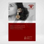 فایل لایه باز کارت ویزیت جواهرات رنگ تیره