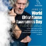 فایل لایه باز قالب پوستر روز جهانی آگاهی از سوء استفاده از سالمندان