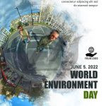 فایل لایه باز پوستر روز جهانی محیط زیست رنگ روشن