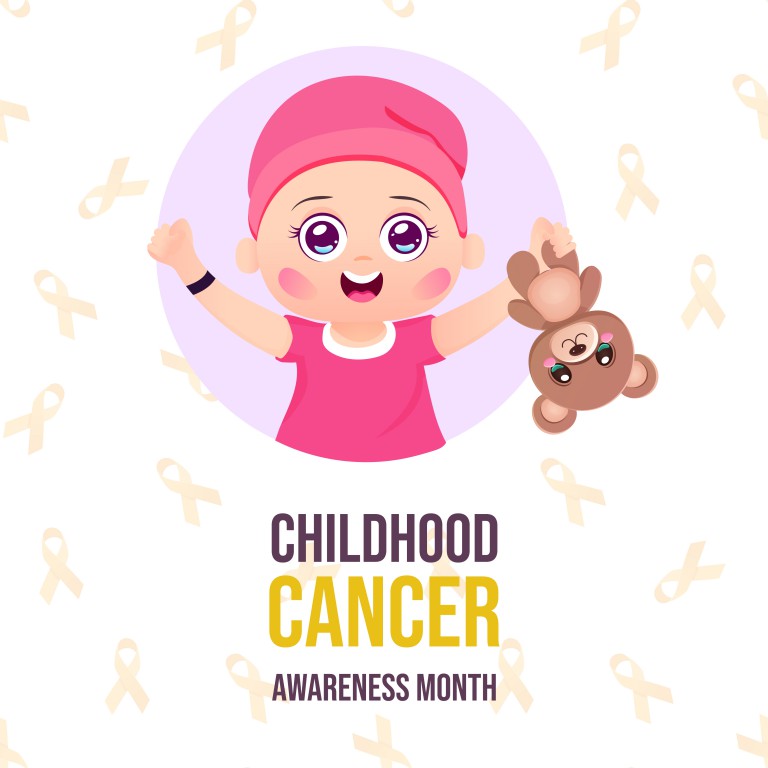 وکتور پوستر روز جهانی سرطان کودک