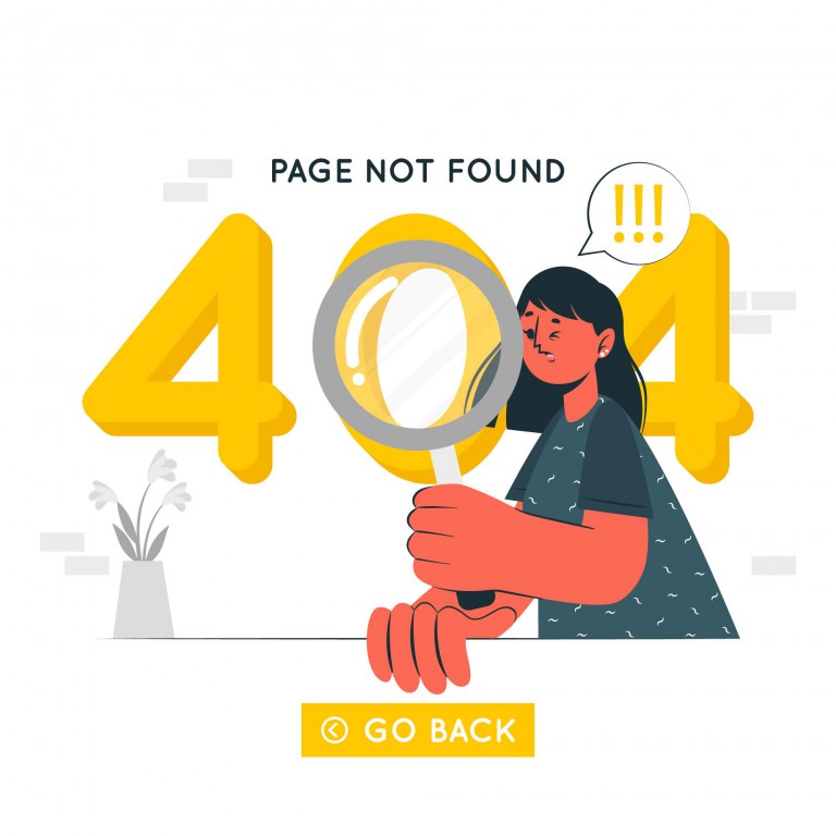 وکتور 404 تصویر خطا