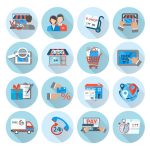 وکتور هایلایت اینستاگرام خرید الکترونیکی فروشگاه
