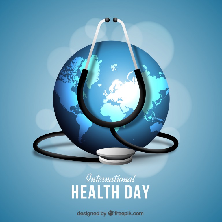 وکتور پس زمینه روز جهانی بهداشت