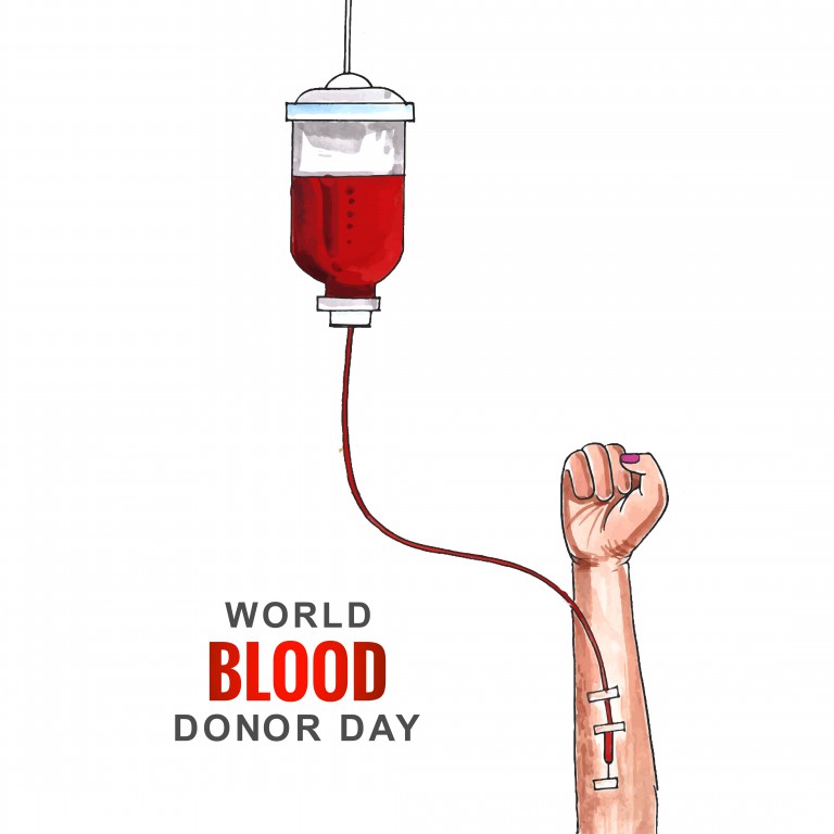 وکتور طراحی روز جهانی اهدای خون