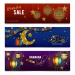 وکتور مجموعه بنر فروش در ماه رمضان وکتور مجموعه بنر فروش در ماه رمضان