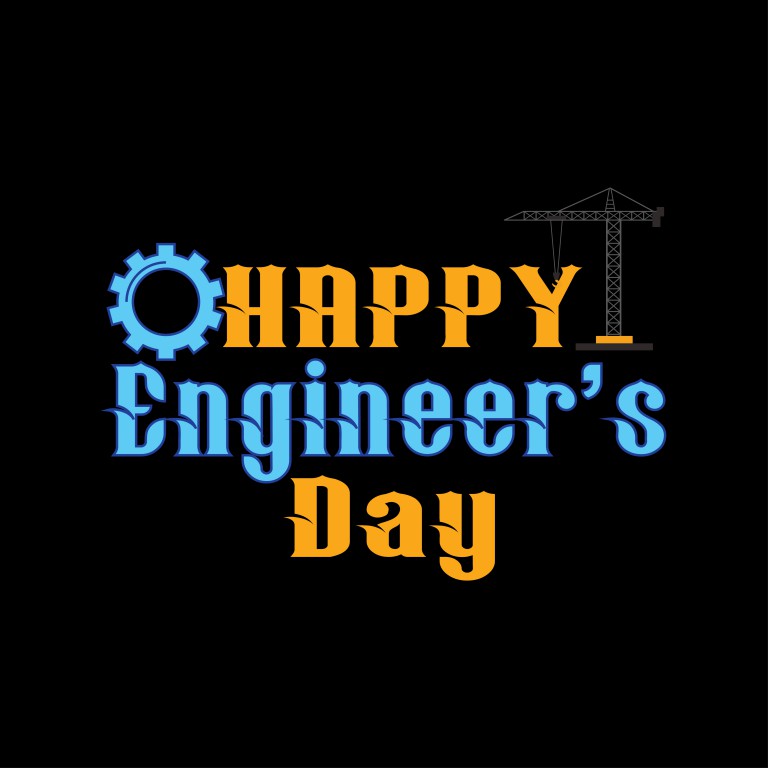 وکتور طرح نوشته روز مهندس مبارک