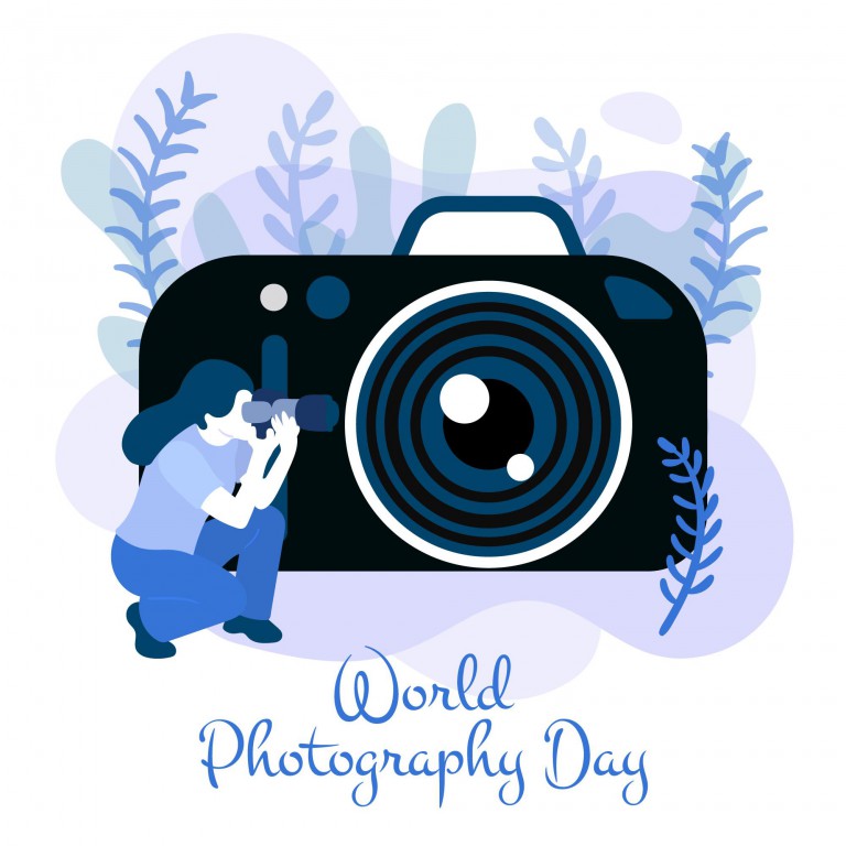 وکتور روز جهانی عکاس و عکاسی