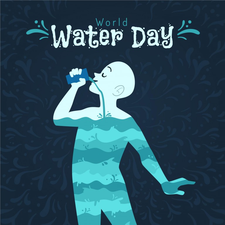 وکتور نقاشی روز جهانی آب