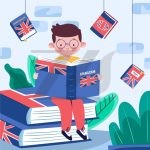 وکتور تصویر گرافیکی کتاب زبان انگلیسی وکتور تصویر گرافیکی کتاب زبان انگلیسی
