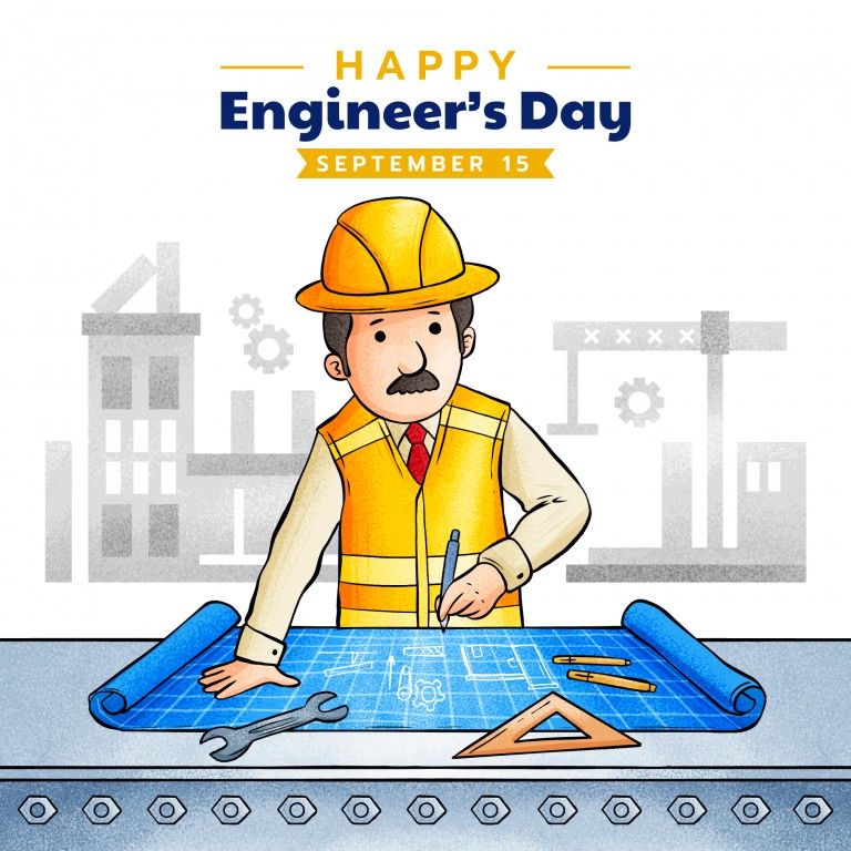 وکتور تبریک روز مهندس