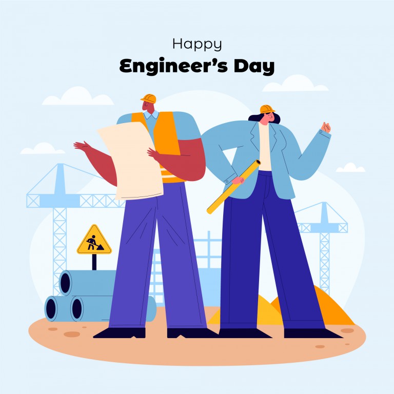 وکتور جشن روز جهانی مهندس