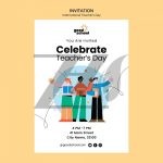 فایل لایه باز الگوی پوستر جشن روز معلم