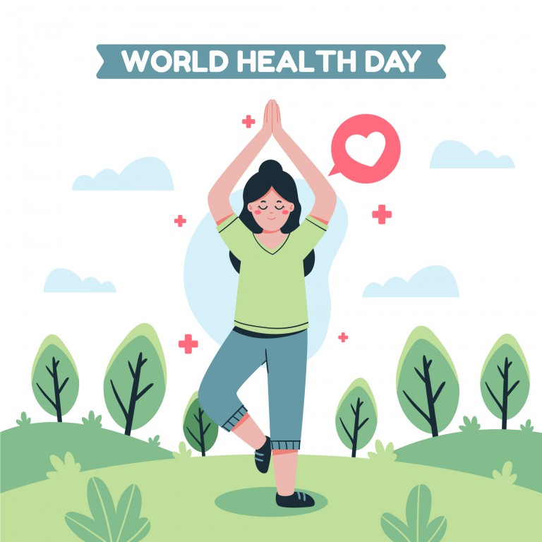 پوستر وکتور روز جهانی بهداشت