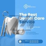 فایل لایه باز بروشور خدمات مراقبت از دندان