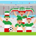 وکتور گرافیکی هواداران فوتبال