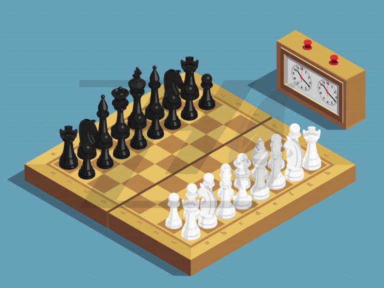 وکتور ترکیب چینش بازی شطرنج