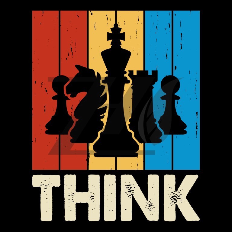 وکتور طرح تصویر بازی شطرنج