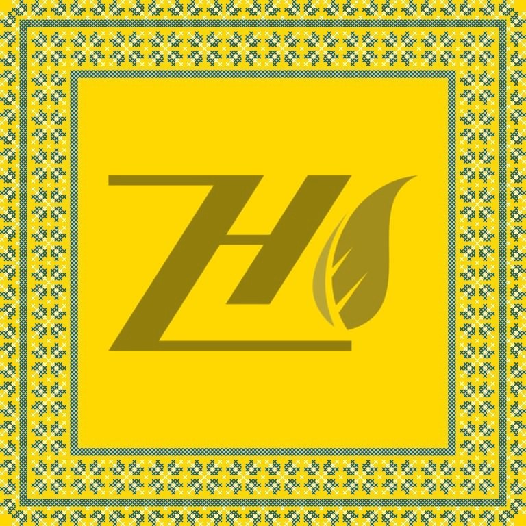 وکتور پس زمینه زرد با حاشیه گلدوزی