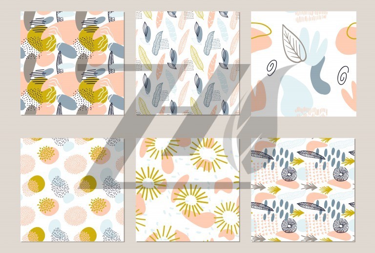 وکتور مجموعه پس زمینه انتزاعی در اشکال مختلف