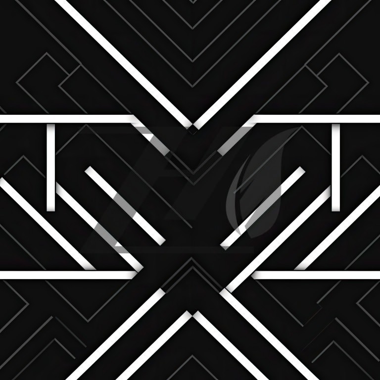 پس زمینه انتزاعی مشکی با خطوط هندسی