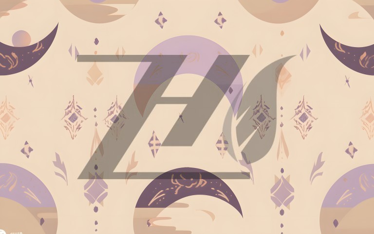 پس زمینه انتزاعی طرح ماه