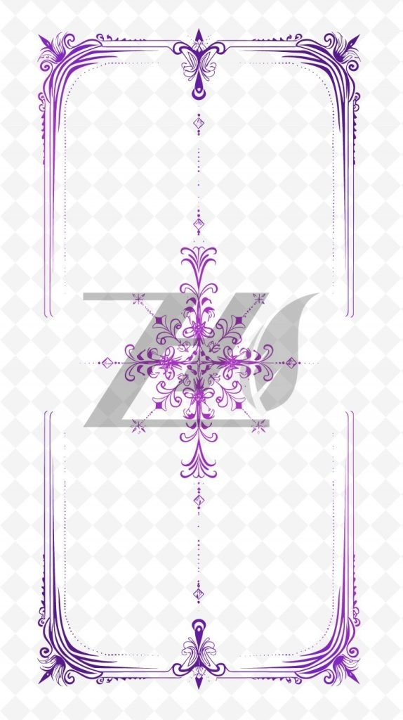 فایل لایه باز الگوی قاب بنفش