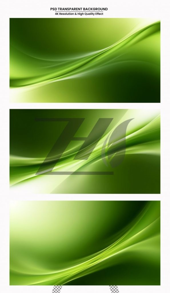 فایل لایه باز پس زمینه سبز براق