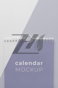 فایل لایه باز موکاپ تقویم دیواری طرح ساده