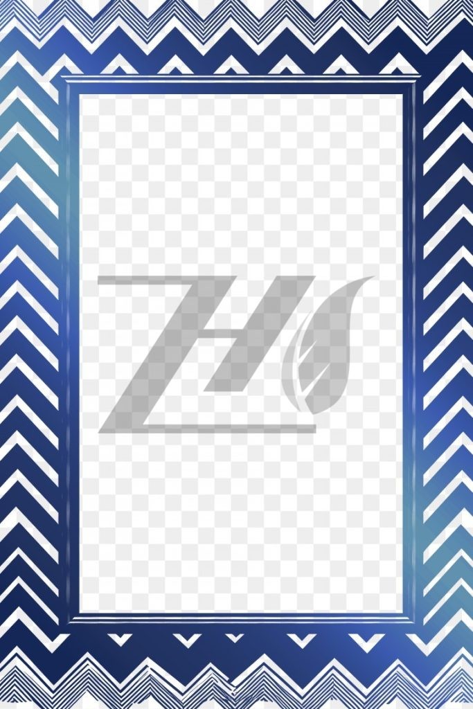 فایل لایه باز الگوی حاشیه آبی