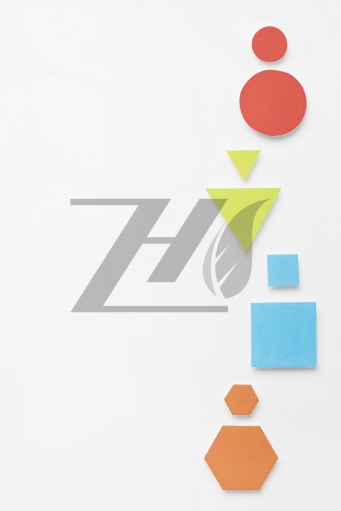 پس زمینه اشکال هندسی رنگی