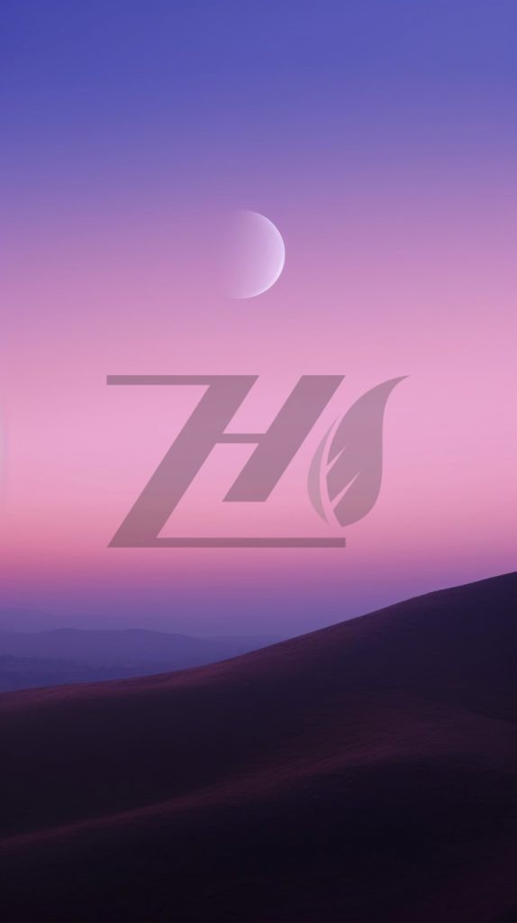 بکگراند موبایل طرح منظره آسمان شب