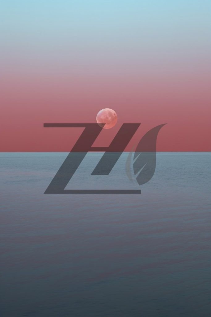 بکگراند موبایل طرح منظره ماه