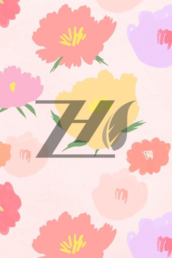 طرح وکتور پس زمینه طرح گل‌های رنگی